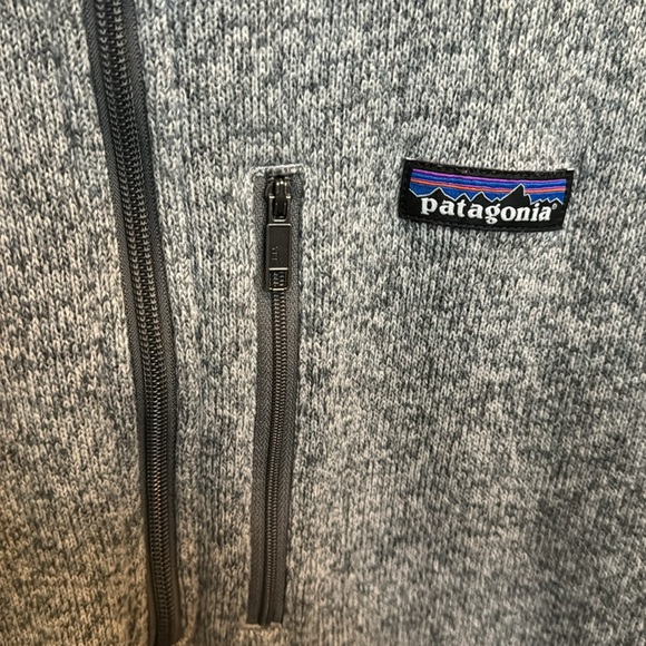 Patagonia Men's Zip-Up Sweater in Heather Gray - Picture 2 of 3